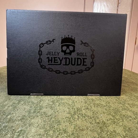 Size‎ 11-Jelly Roll Hey Dude Suede Bradley Boot Tan Skull Print Brand New main image 5